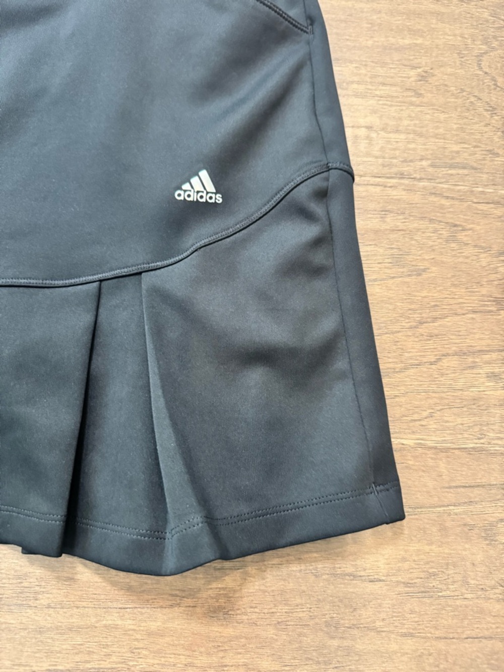Adidas Women's Black Athletic Golf Tennis Skort Skirt with Ruffles - Picture 3 of 9